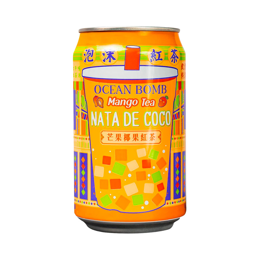 OCEAN BOMB  MANGO TEA WITH NATA DE COCO